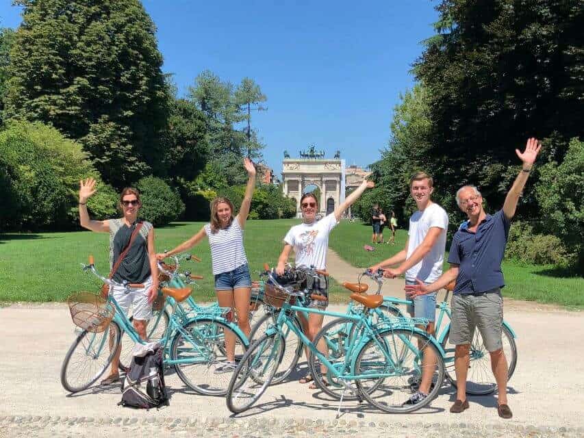סיור אופניים במילאנו