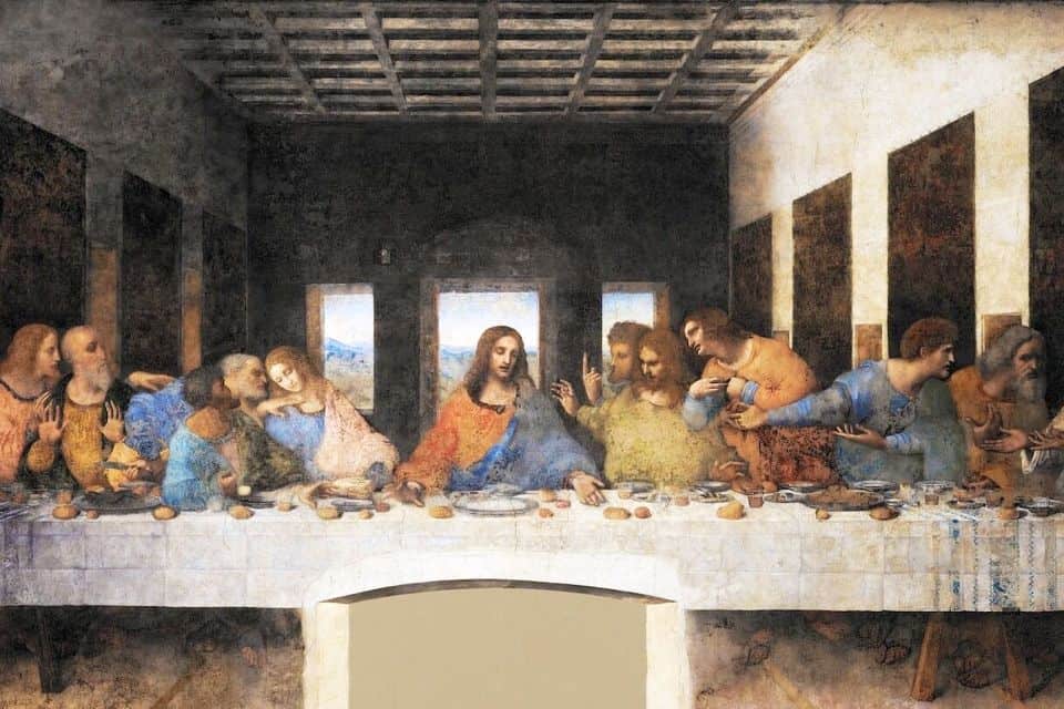 יצירת האמנות "הסעודה האחרונה" של לאונרדו דה וינצ'י